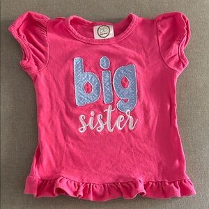 Big Sister Pink Kids Shirt